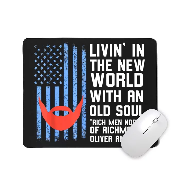 Blue Collar Oliver Anthony Rich Men North Of Richmond Flag Mousepad