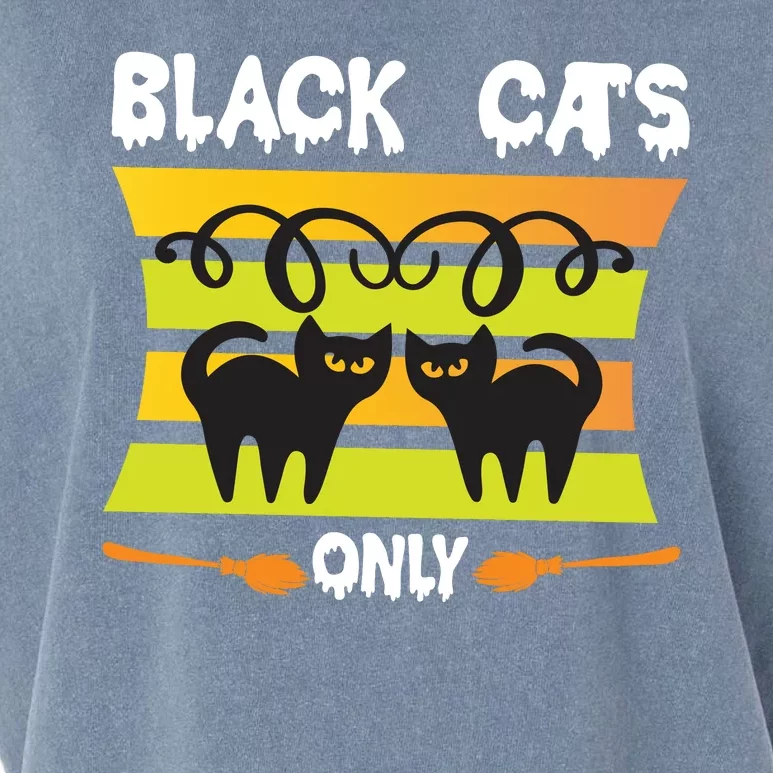 Black Cats Only Garment-Dyed Women's Muscle Tee