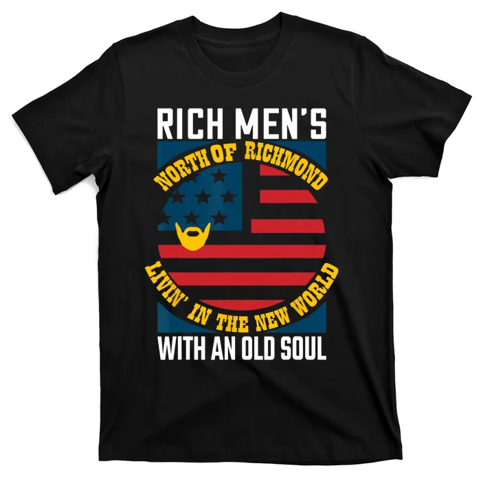 Blue Collar Oliver Anthony Rich Men North Of Richmond Livin In The New World T-Shirt