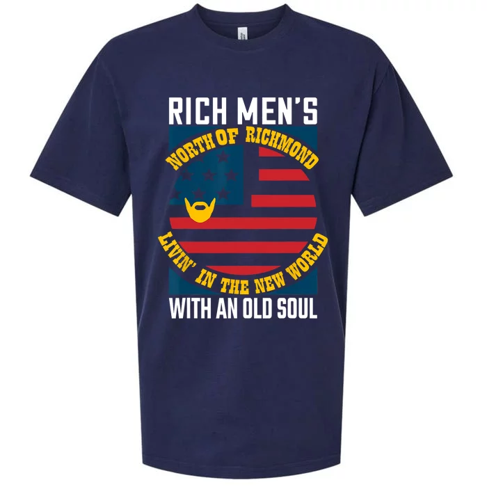 Blue Collar Oliver Anthony Rich Men North Of Richmond Livin In The New World Sueded Cloud Jersey T-Shirt