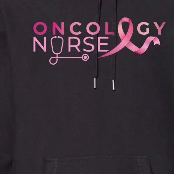 Breast Cancer Oncology Nurse Premium Hoodie