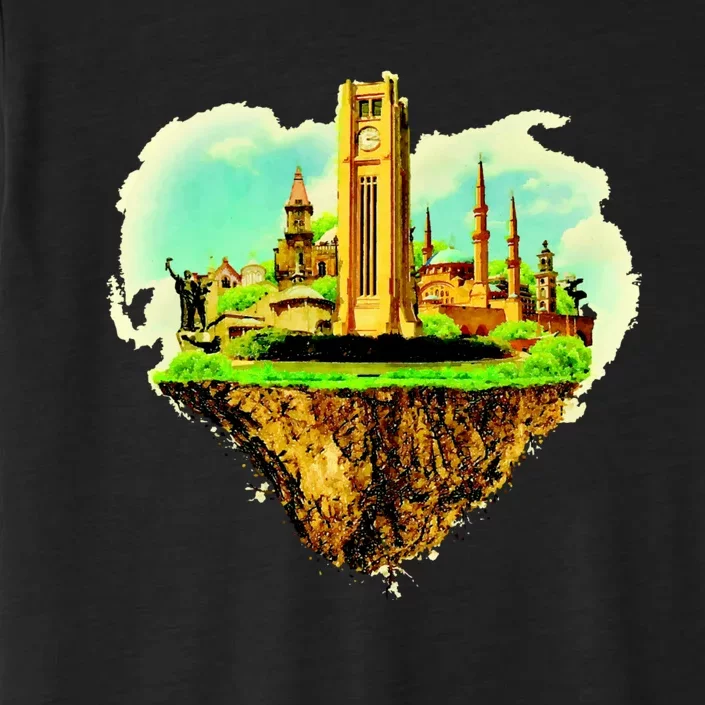 Beirut City On Floating Land ChromaSoft Performance T-Shirt