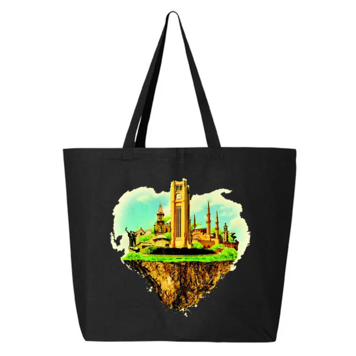 Beirut City On Floating Land 25L Jumbo Tote