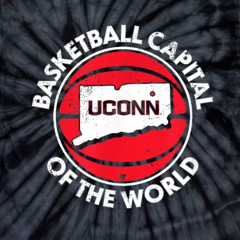 Basketball Capital Of The World Connecticut Tie-Dye T-Shirt