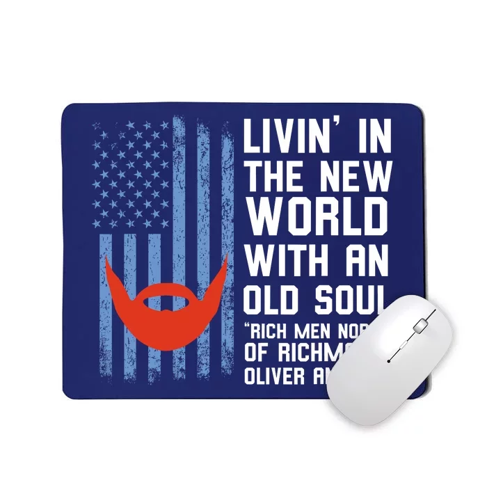 Blue Collar Oliver Anthony Rich Men North Of Richmond Flag Mousepad