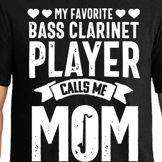 Bass Clarinet Player Funny Music Instrument Marching Band Pajama Set