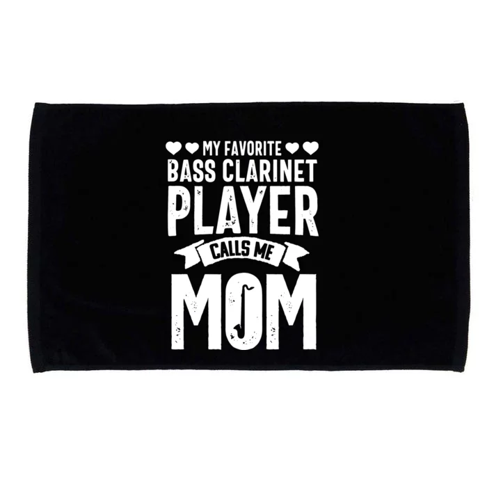 Bass Clarinet Player Funny Music Instrument Marching Band Microfiber Hand Towel