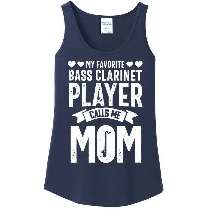 Bass Clarinet Player Funny Music Instrument Marching Band Ladies Essential Tank