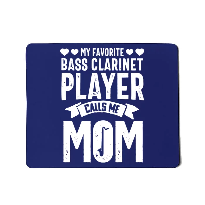 Bass Clarinet Player Funny Music Instrument Marching Band Mousepad