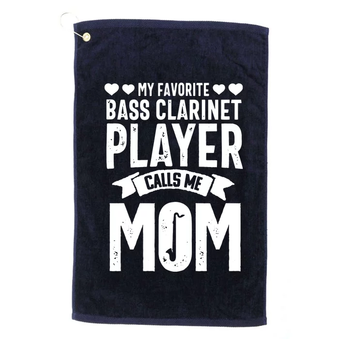 Bass Clarinet Player Funny Music Instrument Marching Band Platinum Collection Golf Towel