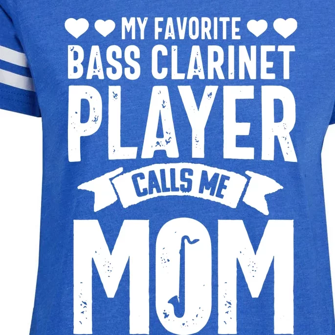 Bass Clarinet Player Funny Music Instrument Marching Band Enza Ladies Jersey Football T-Shirt