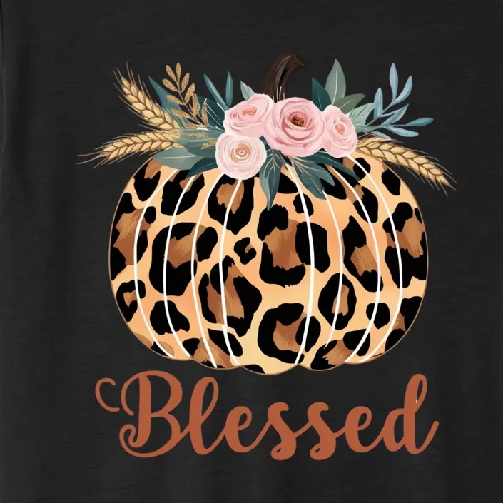 Blessed Cheetah Pumpkin October Fall ChromaSoft Performance T-Shirt