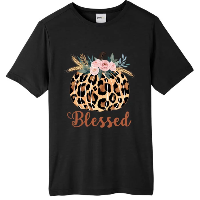 Blessed Cheetah Pumpkin October Fall ChromaSoft Performance T-Shirt