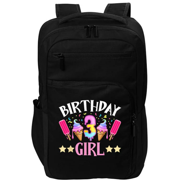 Birthday Cake Popsicle Dessert Sweet Tooth Ice Cream Impact Tech Backpack