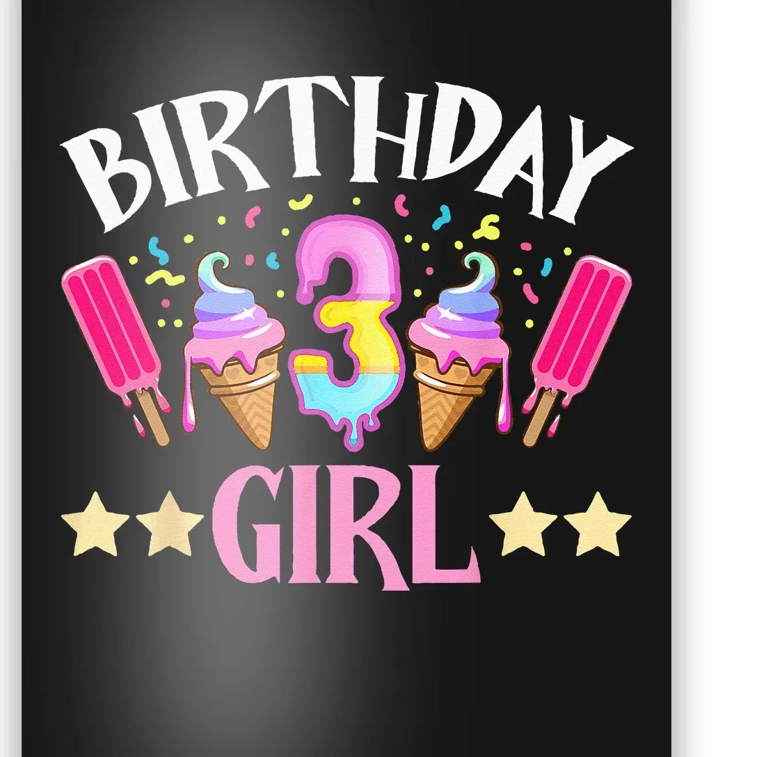 Birthday Cake Popsicle Dessert Sweet Tooth Ice Cream Poster