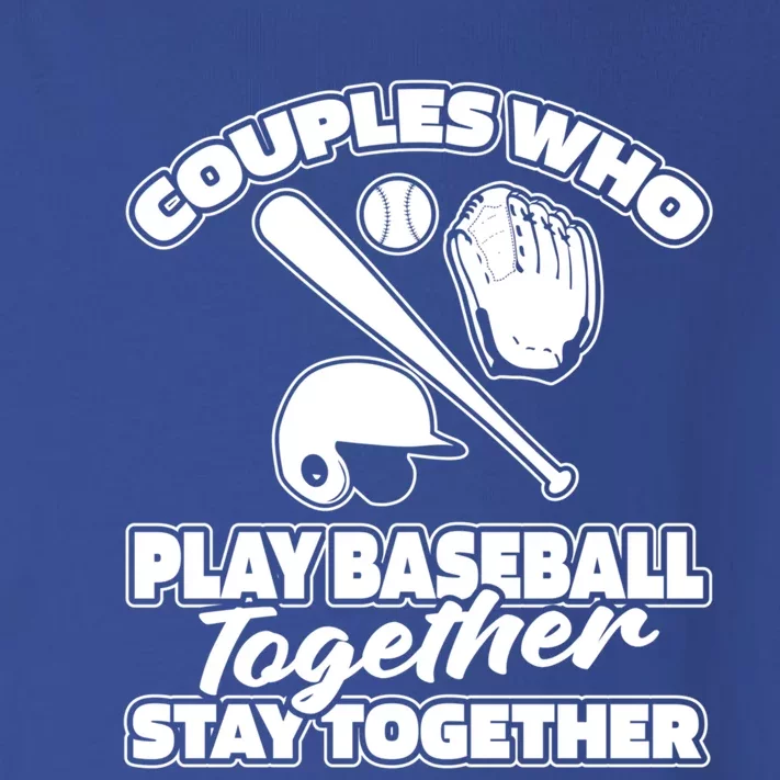 Baseballer Couple Player Sport Team Gift Baseball Gift Toddler Long Sleeve Shirt