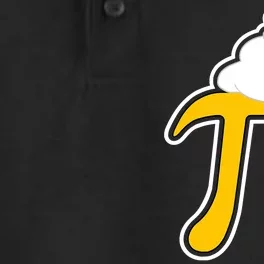 Banana Cream Pi Funny Pi Day Math Teacher Gift Dry Zone Grid Performance Polo