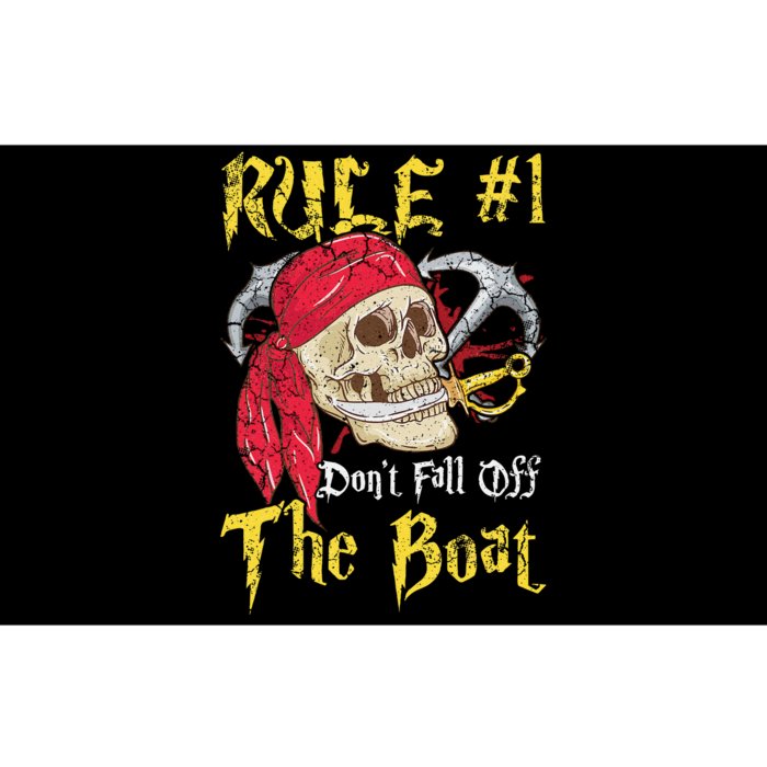 Boating Captain Pirates Funny Pirate Dont Fall Off The Boat Bumper Sticker