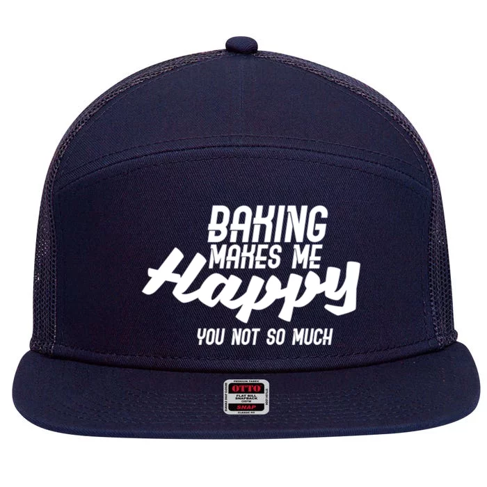 Baking Chef Profession Food Gift 7 Panel Mesh Trucker Snapback Hat