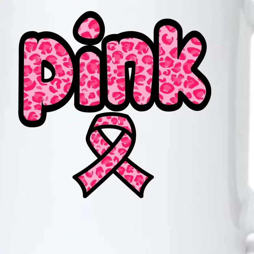 Breast Cancer Pink Ribbon Awareness Black Color Changing Mug