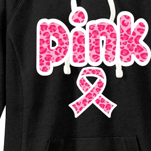 Breast Cancer Pink Ribbon Awareness Women's Fleece Hoodie