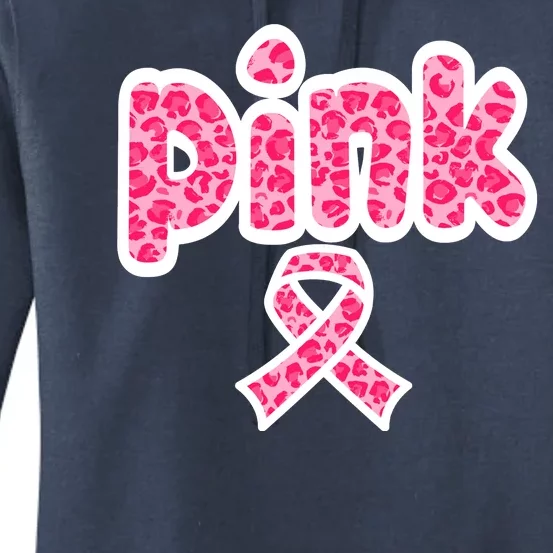 Breast Cancer Pink Ribbon Awareness Women's Pullover Hoodie