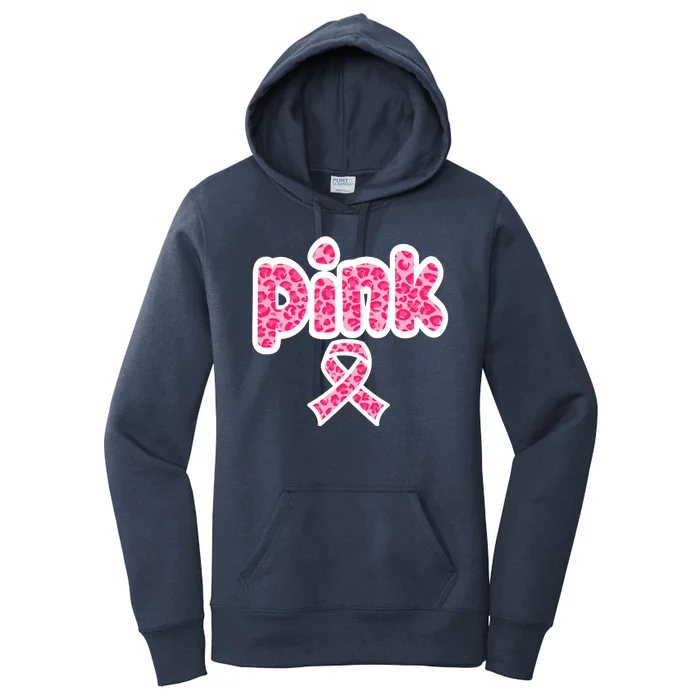 Breast Cancer Pink Ribbon Awareness Women's Pullover Hoodie