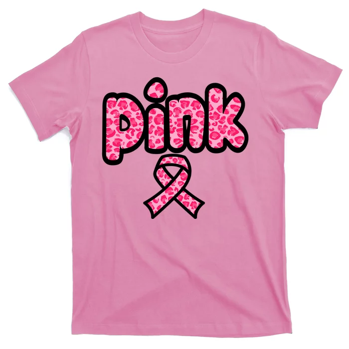 Breast Cancer Pink Ribbon Awareness T-Shirt