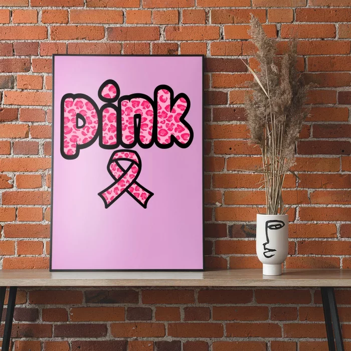 Breast Cancer Pink Ribbon Awareness Poster