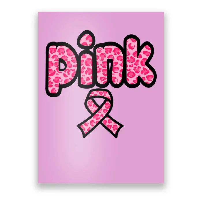 Breast Cancer Pink Ribbon Awareness Poster