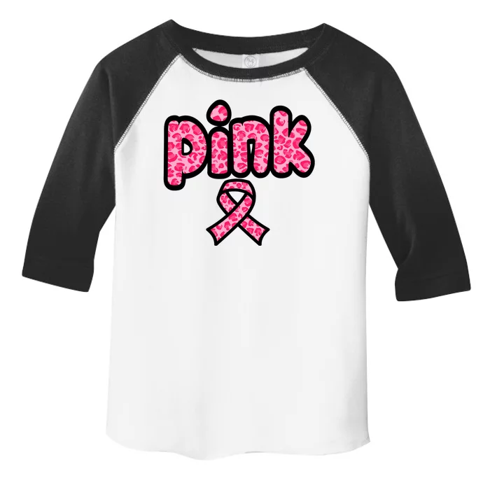 Breast Cancer Pink Ribbon Awareness Toddler Fine Jersey T-Shirt