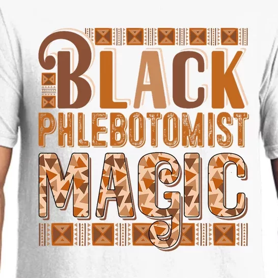 Black Costume Phlebotomist Proud Black History Month Pajama Set