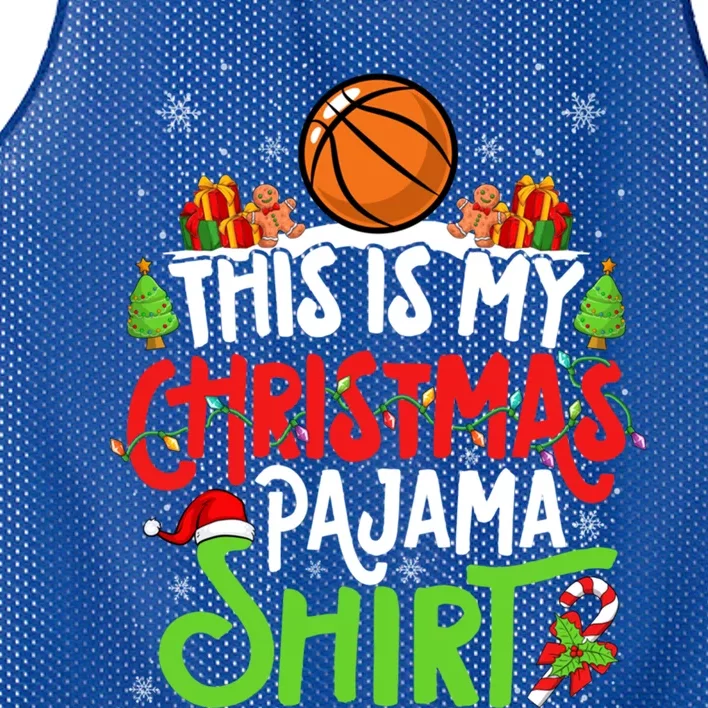 Basketball Christmas Pajama Meaningful Gift Xmas Party Basketball Gift Mesh Reversible Basketball Jersey Tank