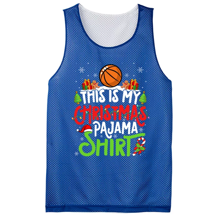 Basketball Christmas Pajama Meaningful Gift Xmas Party Basketball Gift Mesh Reversible Basketball Jersey Tank