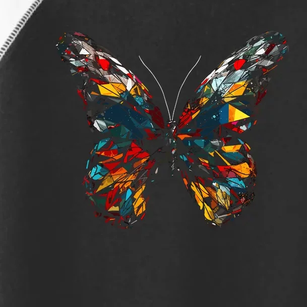 Butterfly Colourful Polygon Art Animal Butterfly Toddler Fine Jersey T-Shirt