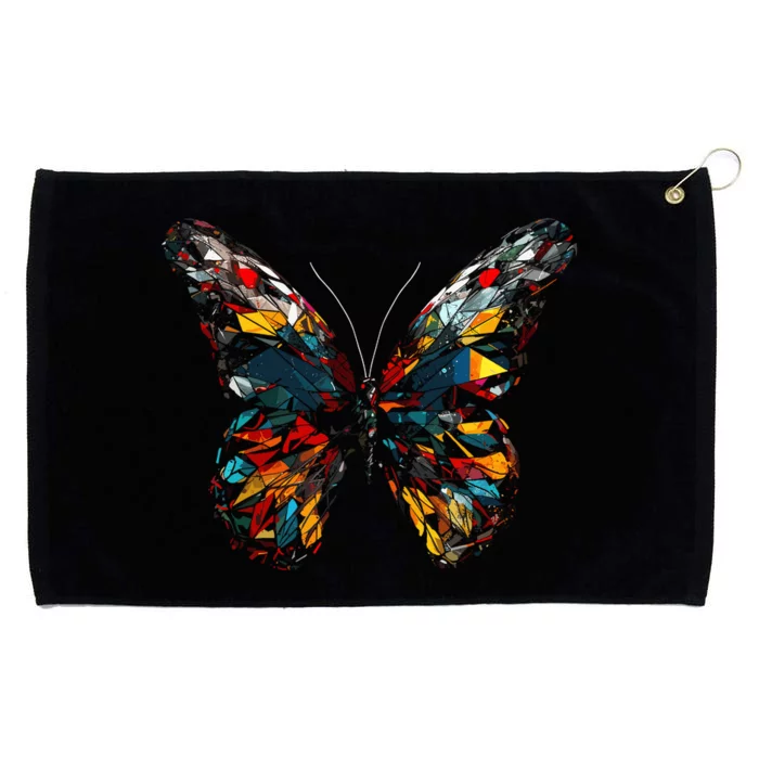 Butterfly Colourful Polygon Art Animal Butterfly Grommeted Golf Towel