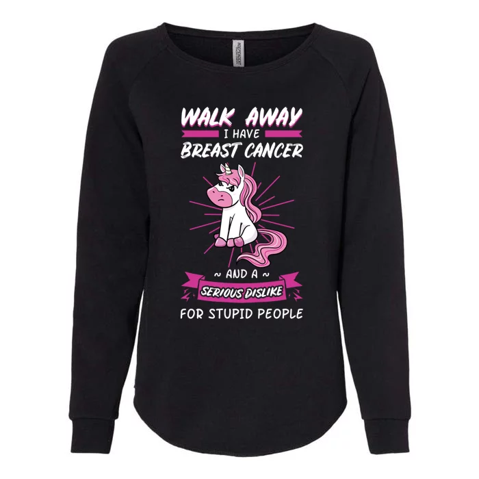 Breast Cancer Pink Awareness Ribbon Patients Unicorn Lover Gift Womens California Wash Sweatshirt