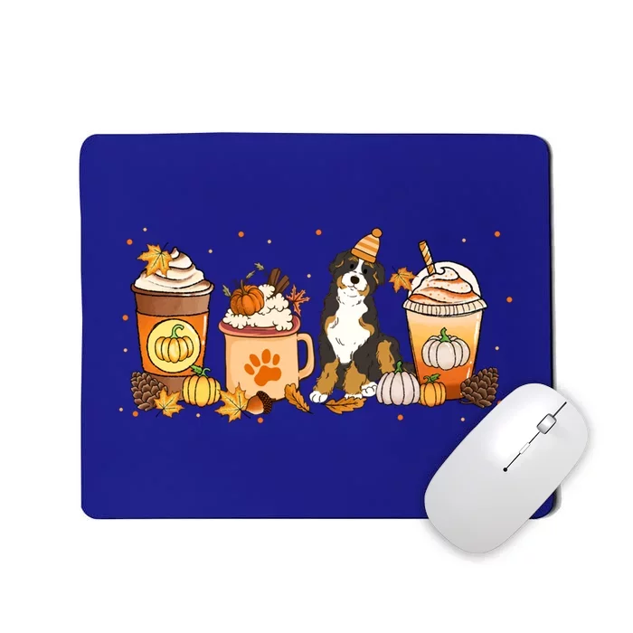 Bernedoodle Coffee Pumpkin Spice Dog Lover Fall Thanksgiving Gift Mousepad