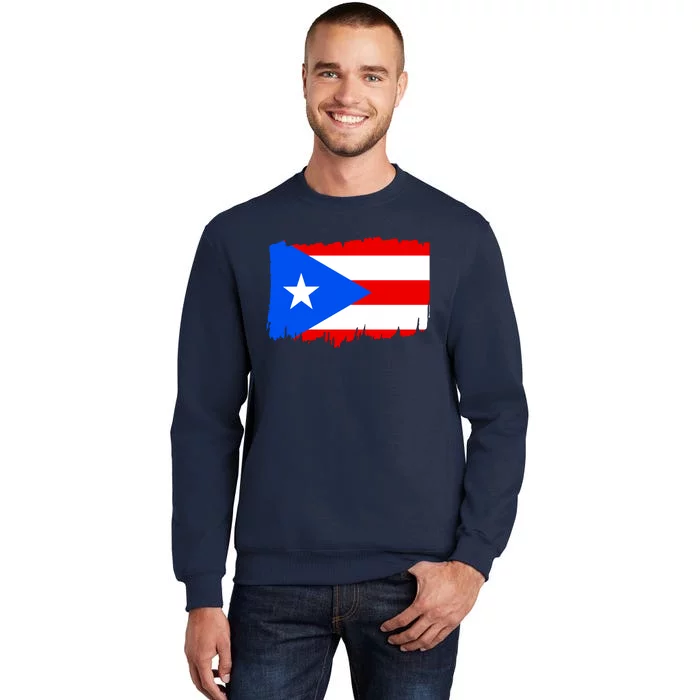 Boricua | Cute Pr Puerto Rican Pride Nuyorican Flag Ladies Rico Tall Sweatshirt