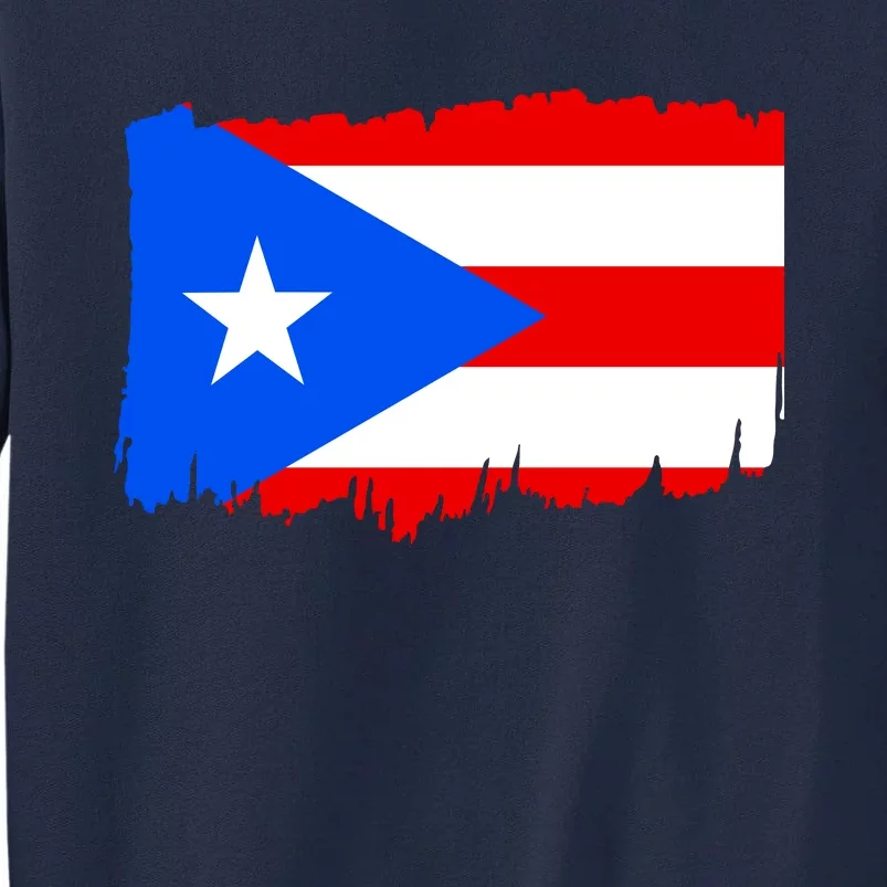 Boricua | Cute Pr Puerto Rican Pride Nuyorican Flag Ladies Rico Tall Sweatshirt