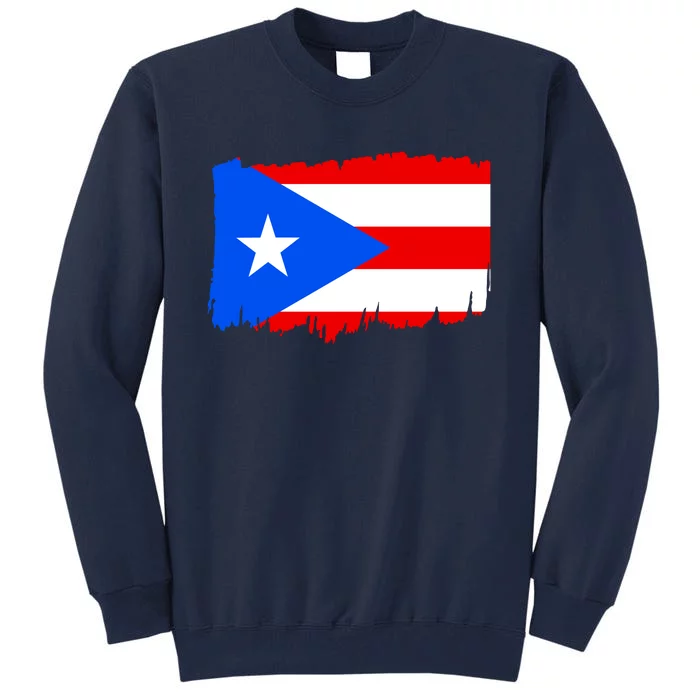 Boricua | Cute Pr Puerto Rican Pride Nuyorican Flag Ladies Rico Tall Sweatshirt