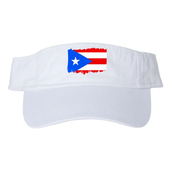 Boricua | Cute Pr Puerto Rican Pride Nuyorican Flag Ladies Rico Valucap Bio-Washed Visor