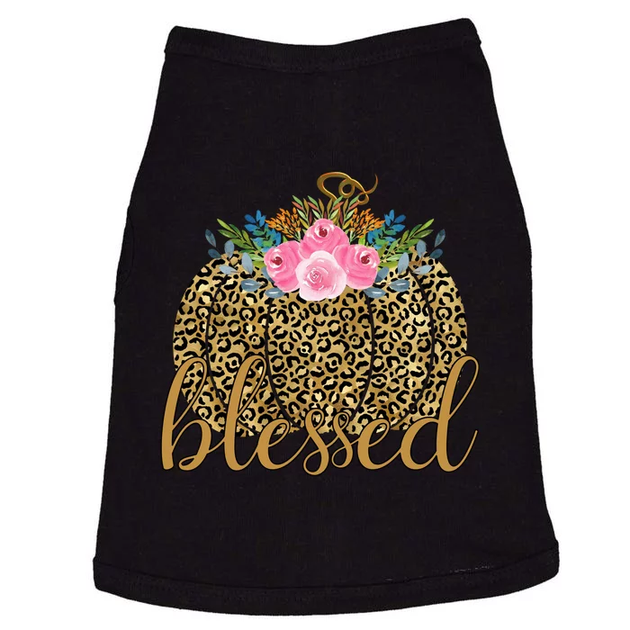 Blessed Cheetah Pumpkin October Doggie Tank