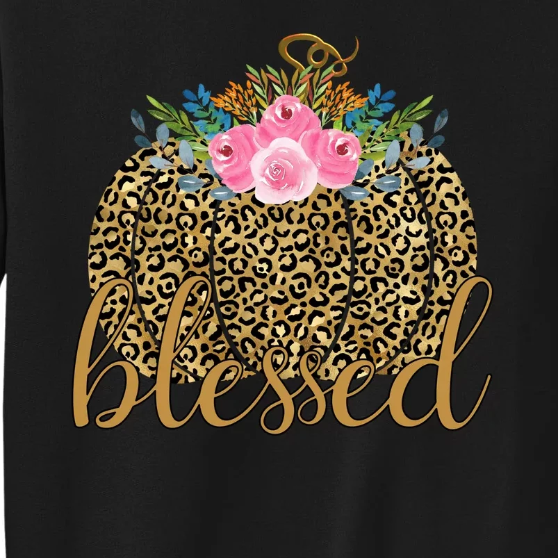 Blessed Cheetah Pumpkin October Sweatshirt