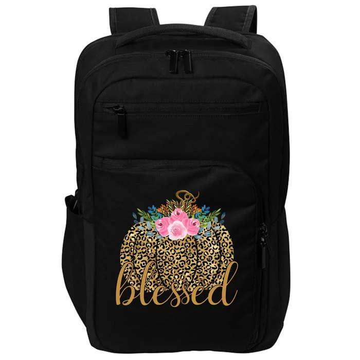 Blessed Cheetah Pumpkin October Impact Tech Backpack