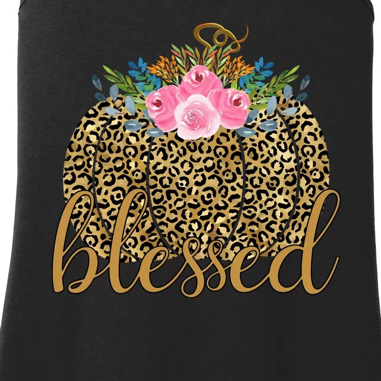 Blessed Cheetah Pumpkin October Ladies Essential Tank