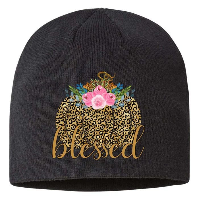 Blessed Cheetah Pumpkin October 8 1/2in Sustainable Knit Beanie