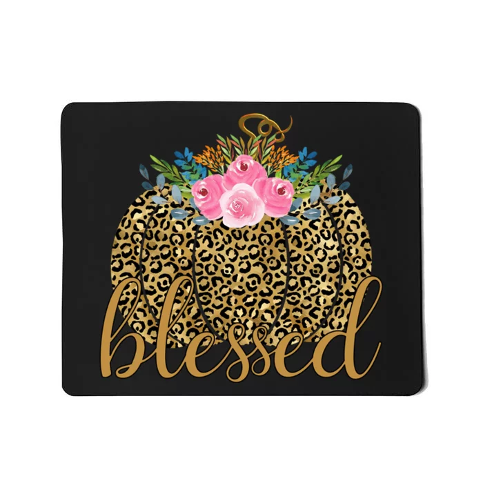 Blessed Cheetah Pumpkin October Mousepad