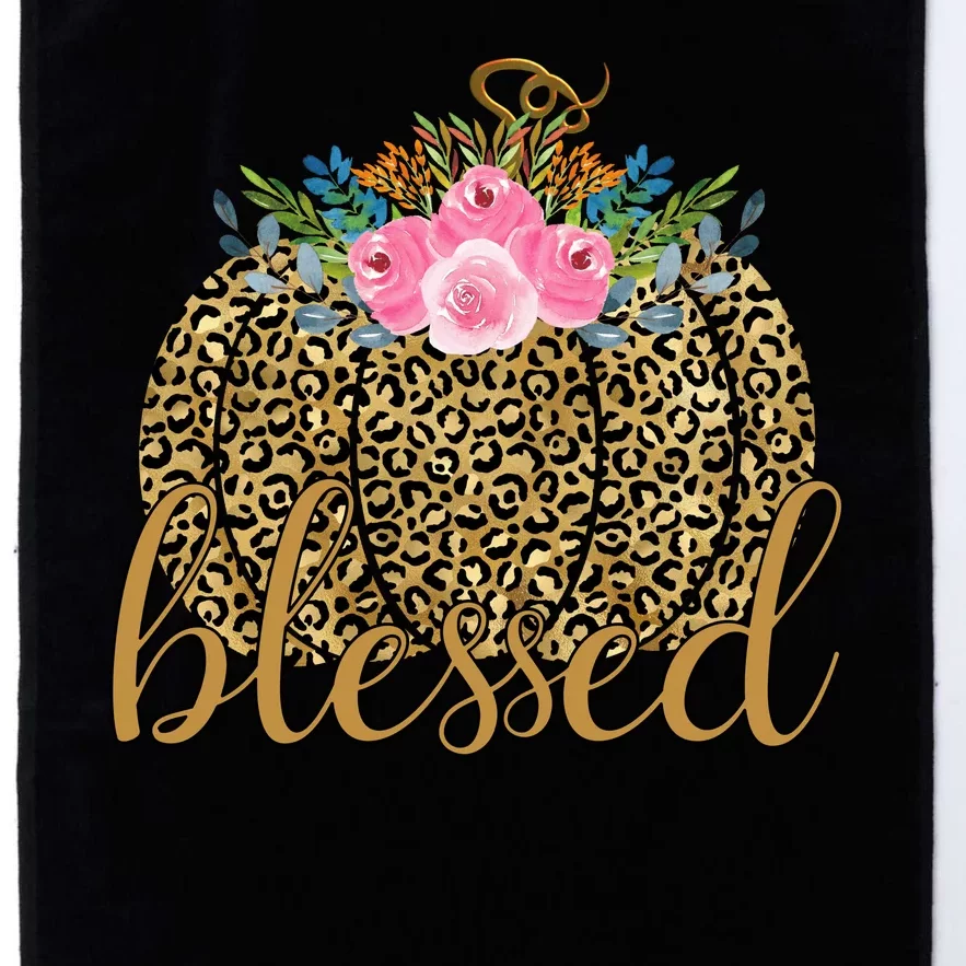 Blessed Cheetah Pumpkin October Platinum Collection Golf Towel