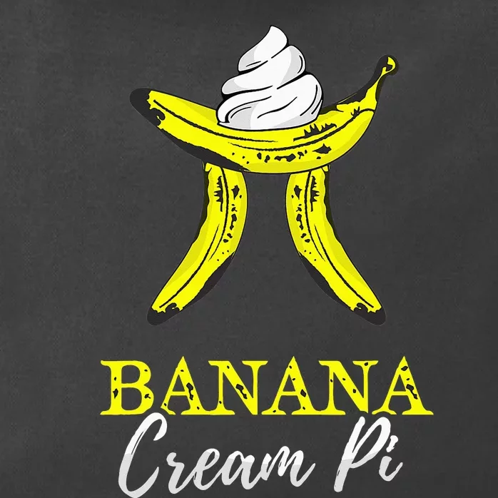 Banana Cream Pie Funny Pi Day Pun Math Symbol 3.14 March 14 Zip Tote Bag